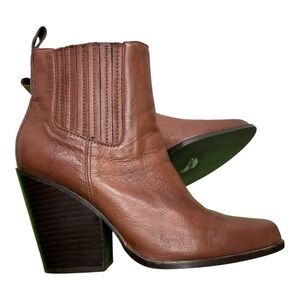 REBEL Women’s LYLA Leather Boots Size 8.5 Cowgirl Western